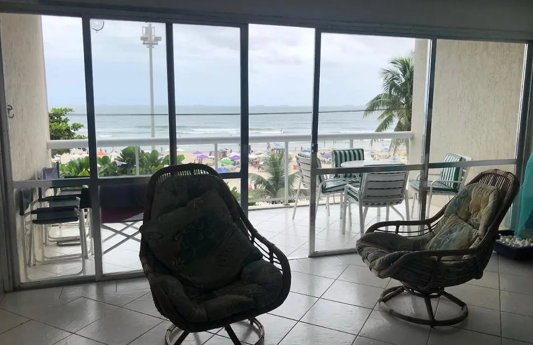 Apto enorme pé na areia, vista linda c/ academia e sauna-1