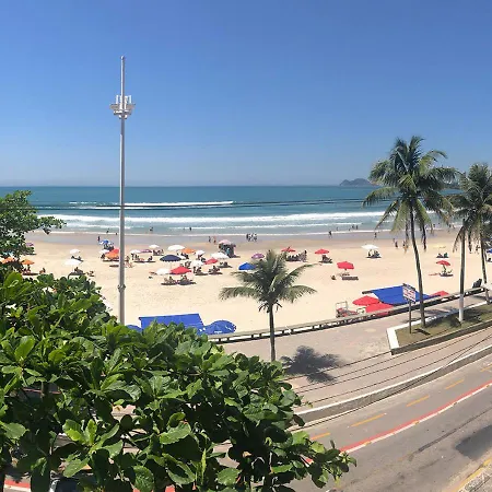 Apto enorme pé na areia, vista linda c/ academia e sauna-3